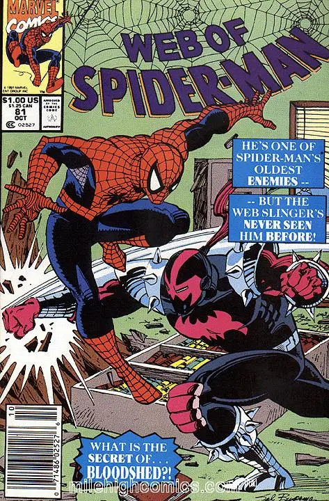 Web Of Spider-Man (Vol 1) #81 Vf 1
