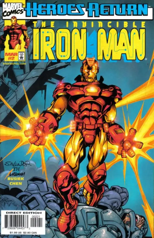 Iron Man (Vol 3) #2 Salvador Larroca Variant Vf 1