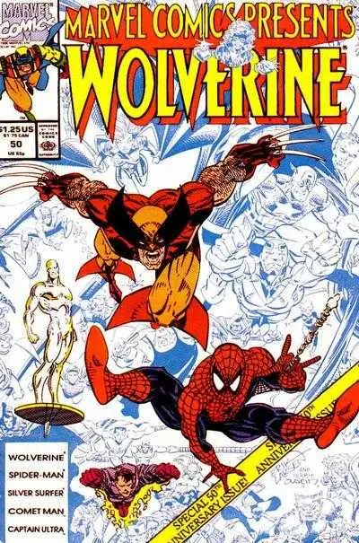 Marvel Comics Presents Wolverine #50 Vf 1