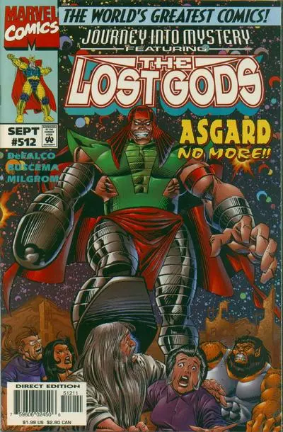Journey Into Mystery Featuring The Lost Gods (Vol 1) #512 Nm 1