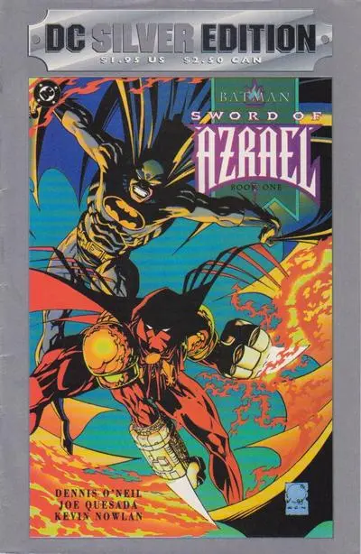 Batman: Sword Of Azrael (Vol 1) #1 Dc Silver 1992 Edition Fn 1