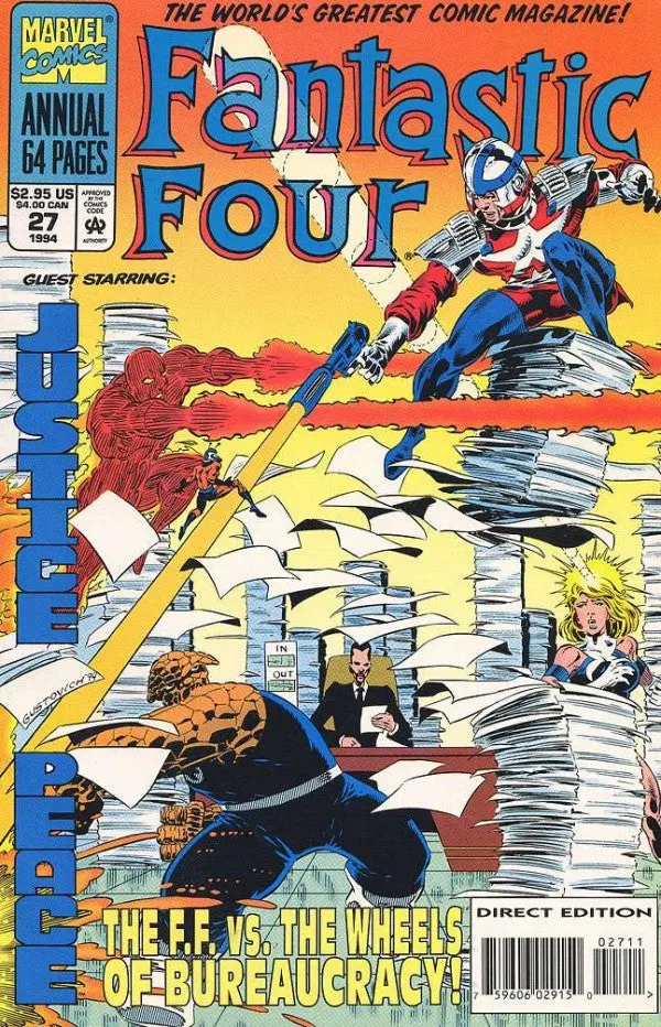 Fantastic Four Annual (Vol 1) #27 Vf 1