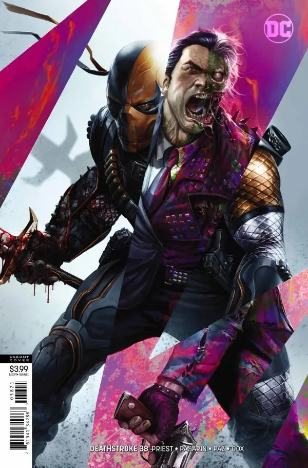 Deathstroke (Vol 1) #38 Francesco Mattina Variant Vf 1