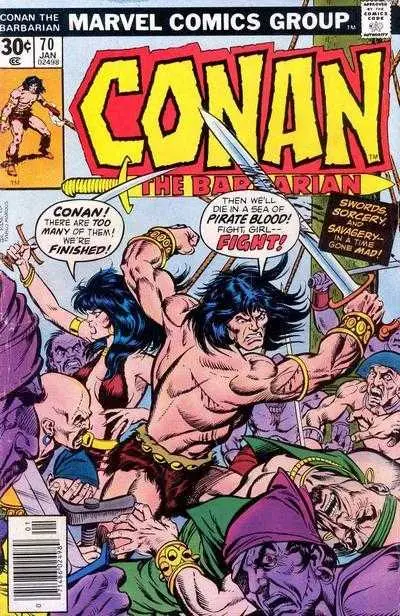 Conan The Barbarian (Vol 1) #70 Vf 1