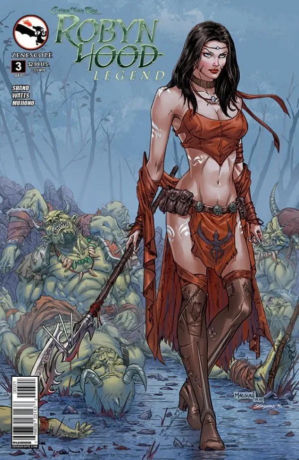 Grimm Fairy Tales Presents: Robyn Hood - Legend (Vol 1) #3 Cover B Malsuni Vf 1