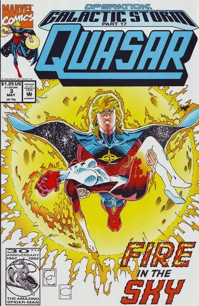 Quasar (Vol 1) #34 (Misprint) Nm 1