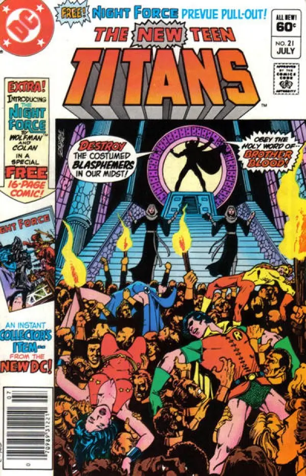The New Teen Titans (Vol 1) #21 Nm 1