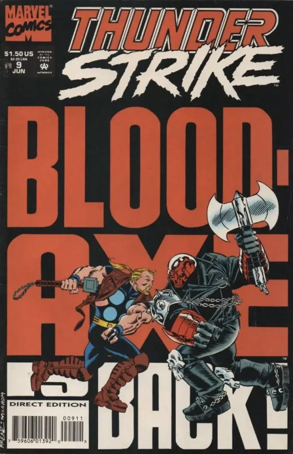 Thunderstrike (Vol 1) #9 Vf 1