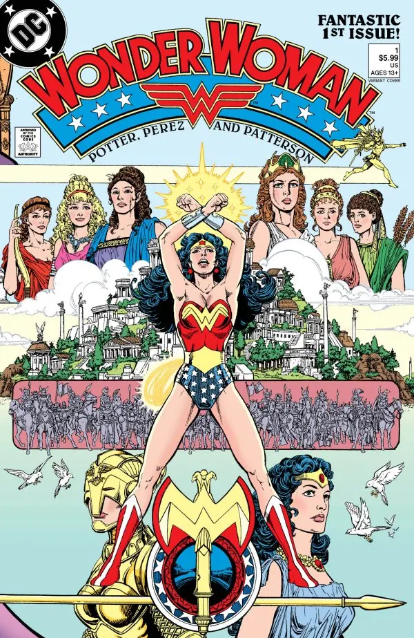 Wonder Woman #1 Facsimile Edition (2023) Cover C Foil Variant 1