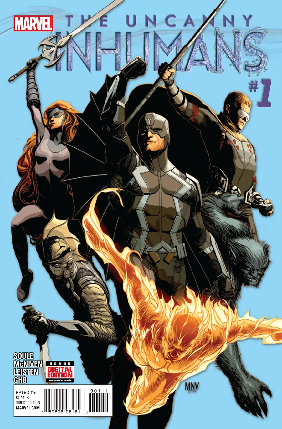 Uncanny Inhumans (Vol 1) #1 Nm 1