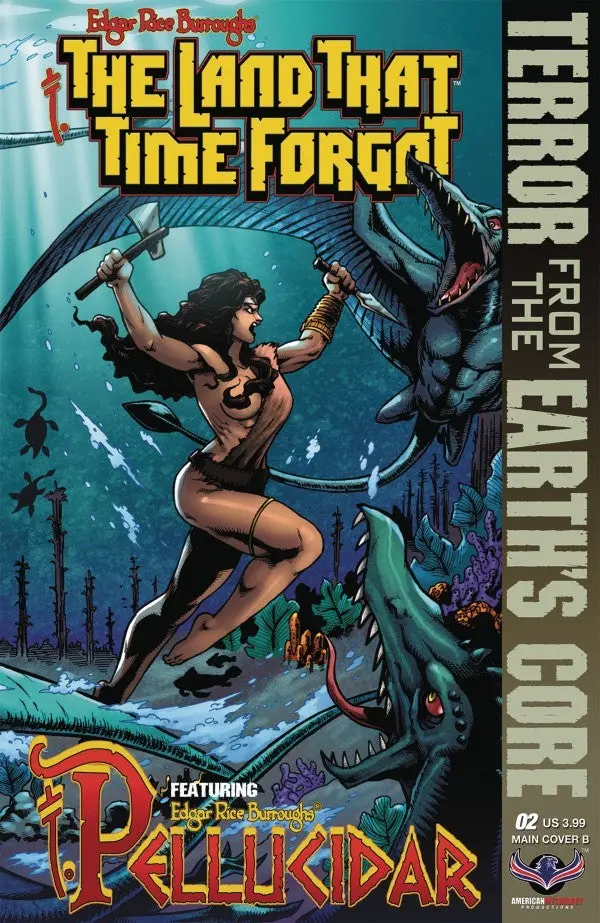 Edgar Rice Burroughs' The Land That Time Forgot: Terror From The Earth's Core (Vol 1) #2 (Of 3) Connecting Cover B Nm 1