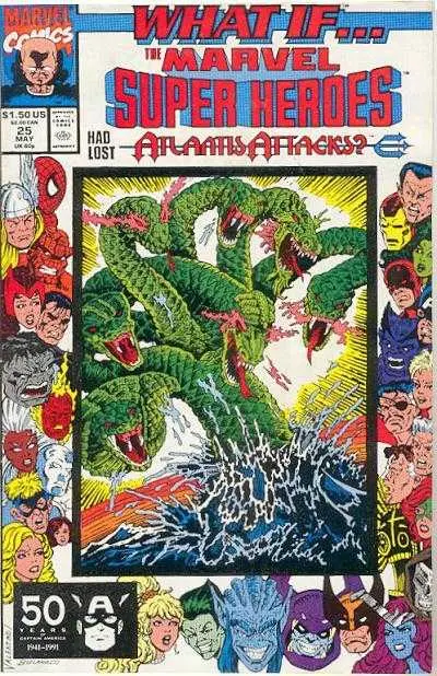 What If... Marvel Super Heroes Had Lost Atlantis Attacks? (Vol 2) #25 Vf 1