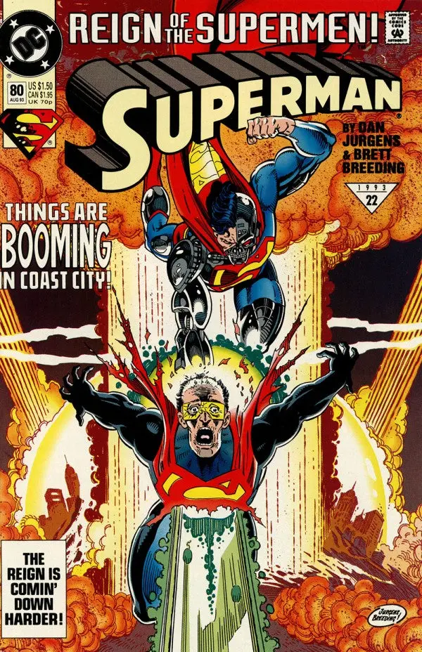 Superman (Vol 2) #80 Nm 1