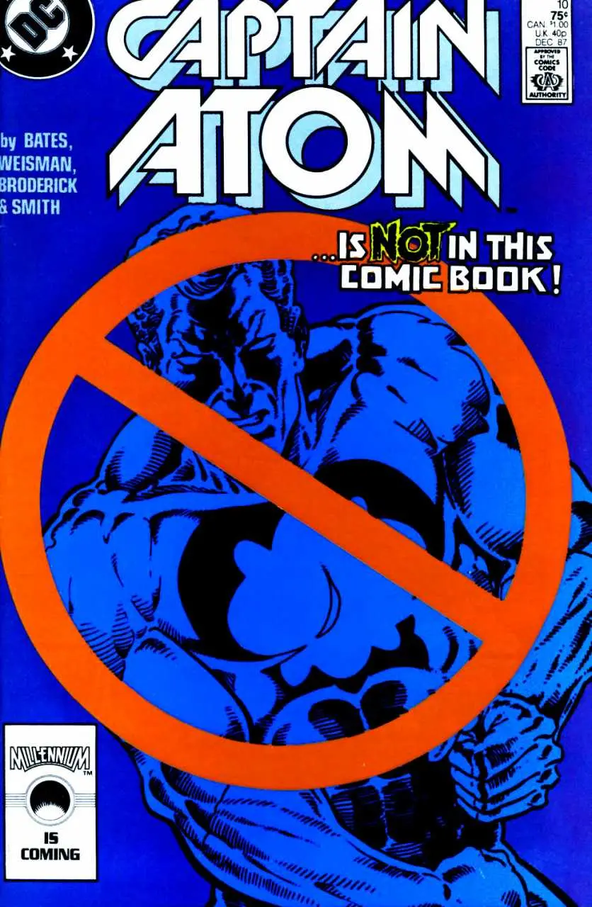 Captain Atom (Vol 2) #10 Vf 1