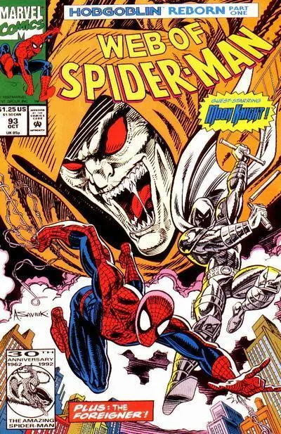 Web Of Spider-Man (Vol 1) #93 Vf 1