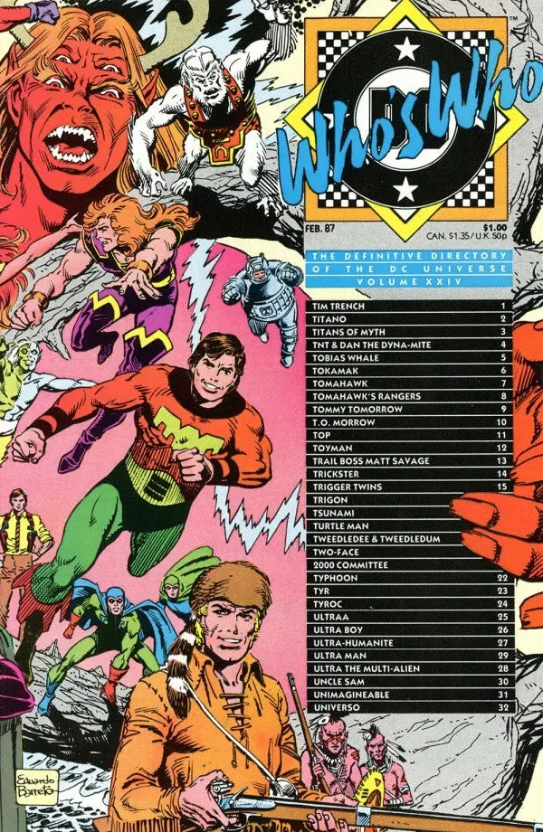 Who's Who: The Definitive Directory Of The Dc Universe 1985 #24 Nm 1