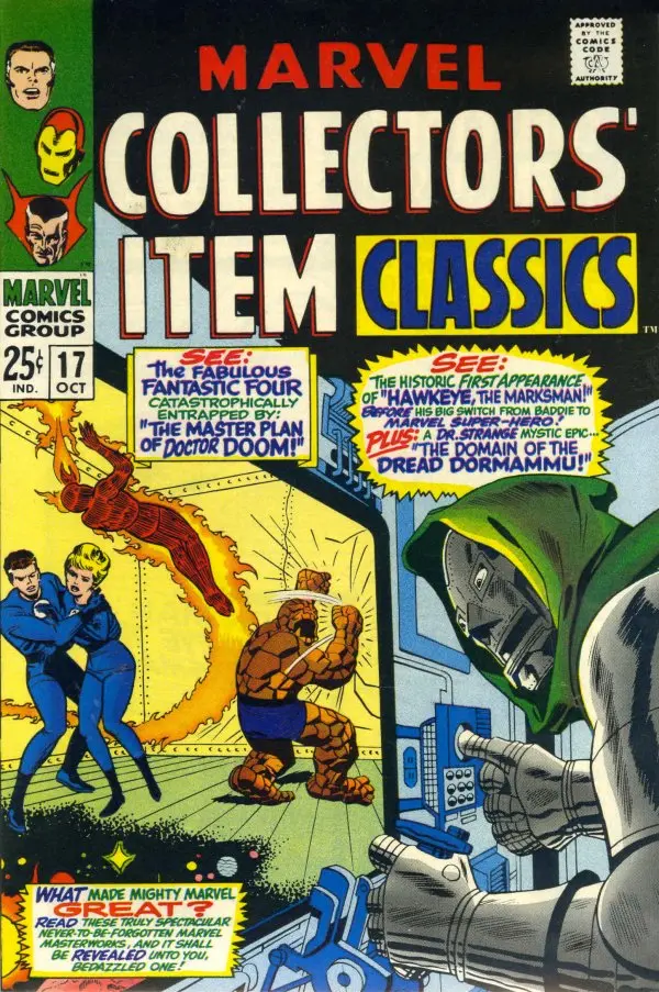 Marvel Collectors' Item Classics (Vol 1) #17 Fr 1