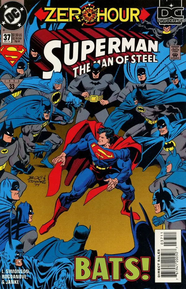 Superman: The Man Of Steel #37 Vf 1