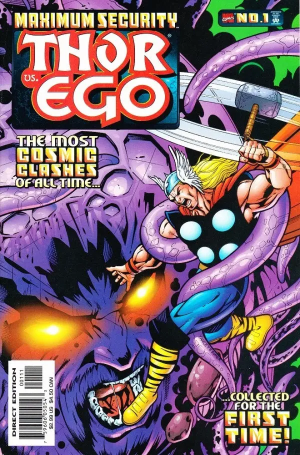 Maximum Security: Thor Vs. Ego One Shot Nm 1