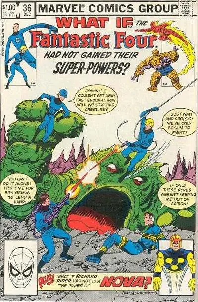 What If... The Fantastic Four Had Not Gained Their Super-Powers? (Vol 1) #36 Vf 1
