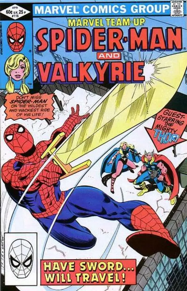 Marvel Team-Up Featuring Spider-Man And Valyrie (Vol 1) #116 Vf 1