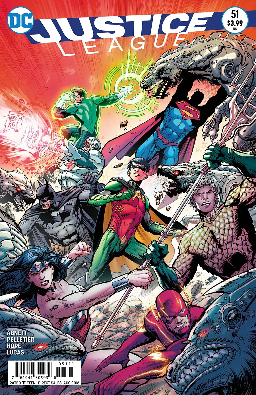 Justice League (Vol 2) #51 Vf 1