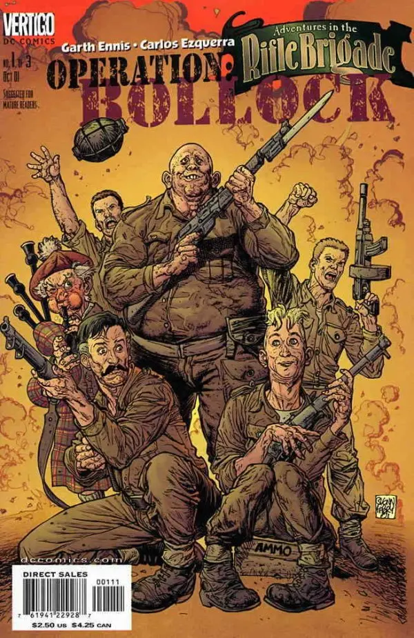 Adventures In The Rifle Brigade: Operation Bollock Complete Set #1-3 Nm 1