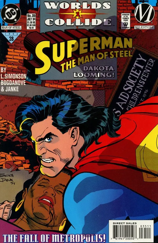 Superman: The Man Of Steel #35 Vf 1
