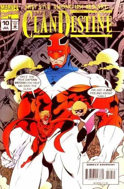 The Clandestine (Vol 1) #10 Vf 1