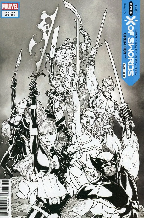 X Of Swords: Creation (Vol 1) #1 Dauterman Launch Sketch Variant Nm 1