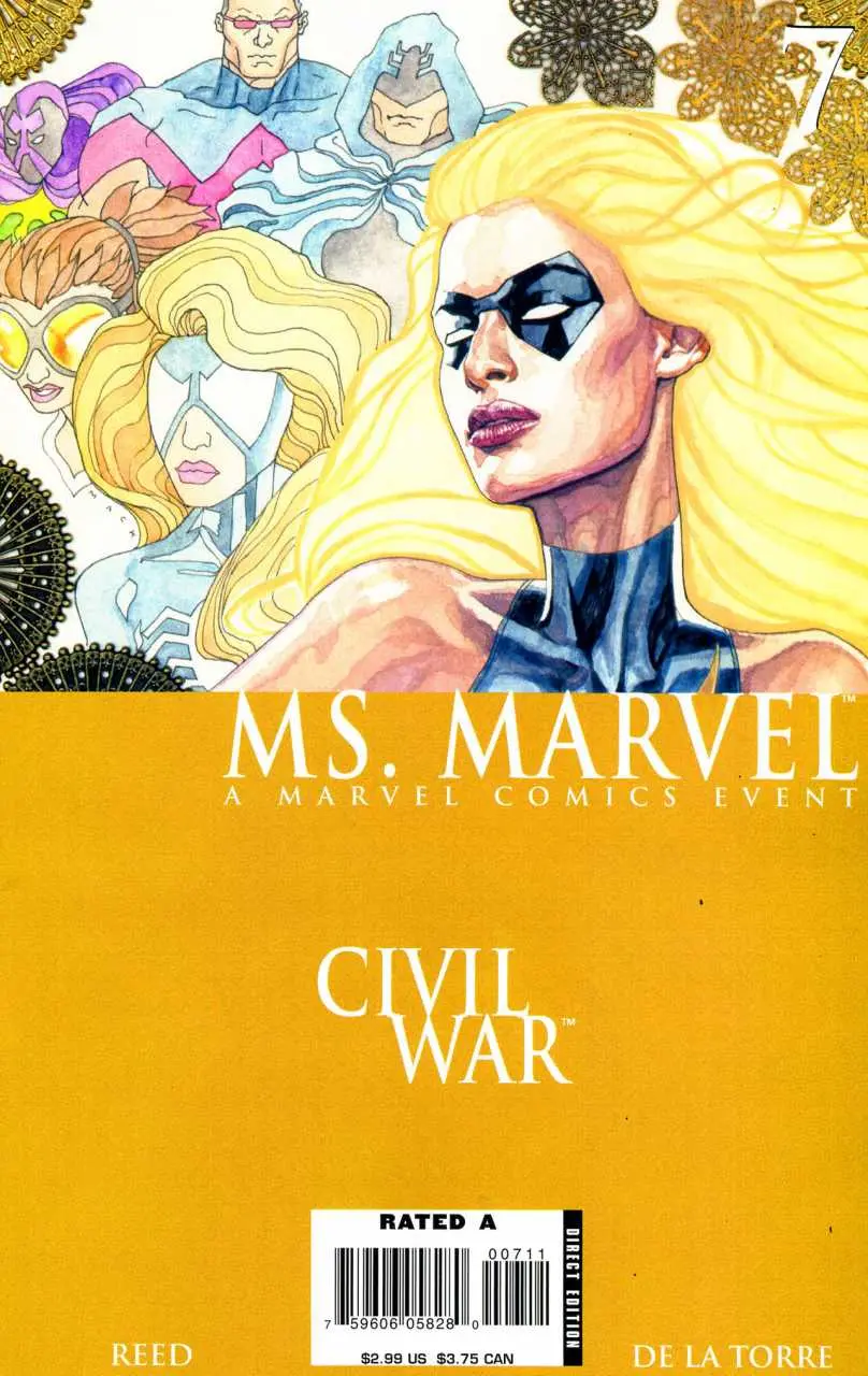 Ms. Marvel (Vol 2) #7 Civil War Nm 1