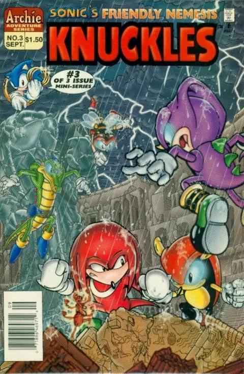 Sonic's Friendly Nemesis, Knuckles (Vol 1) #3 (Of 3) Vg 1