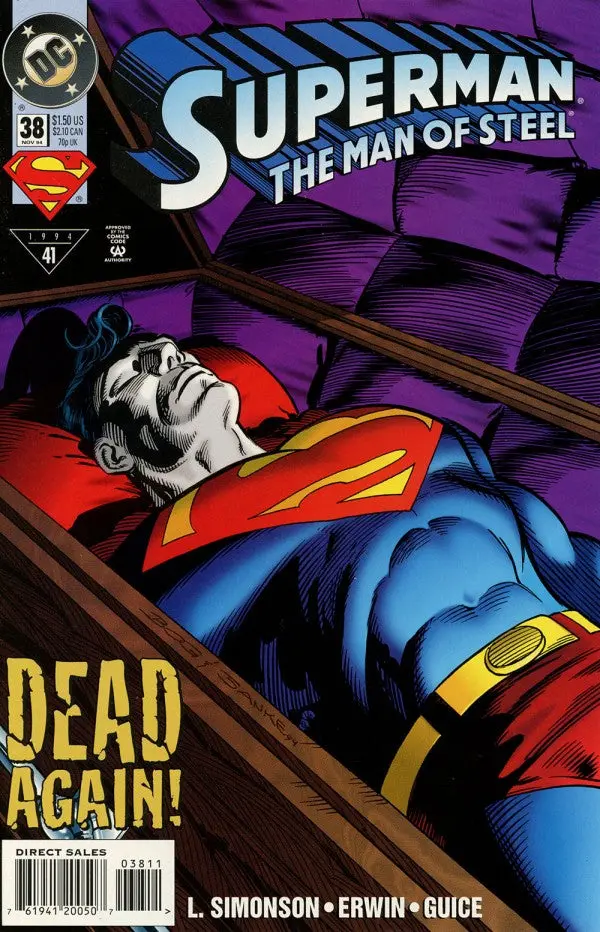 Superman: The Man Of Steel #38 Vf 1