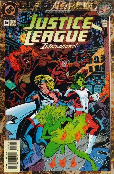 Justice League International Annual (Vol 1) #5 Vf 1