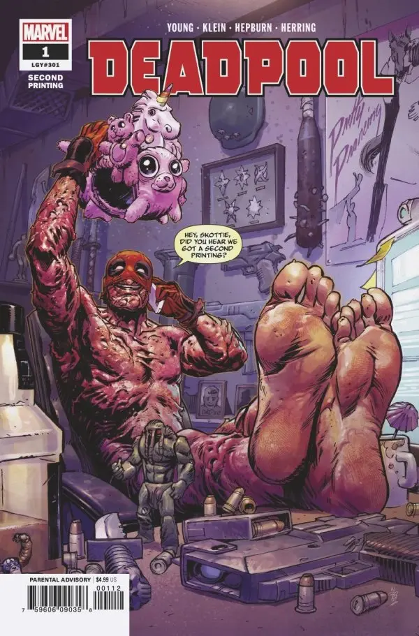 Deadpool (Vol 6) #1 2Nd Printing Klein Nm 1