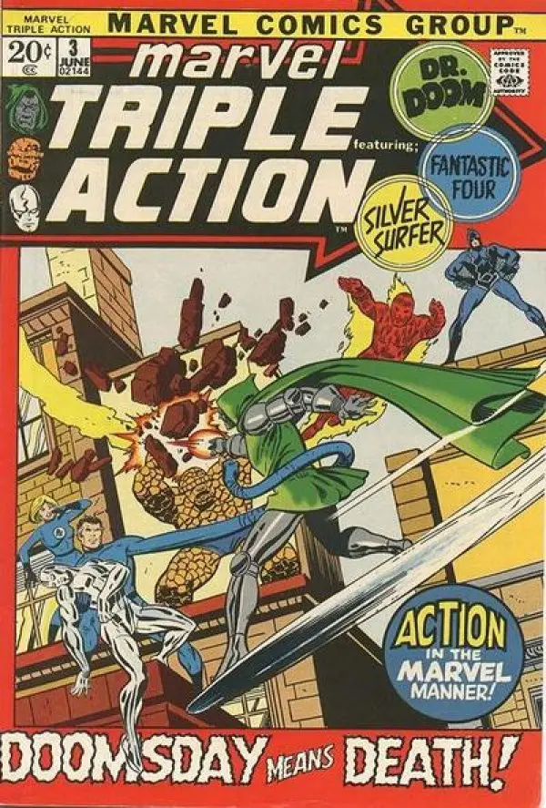 Marvel Triple Action Featuring Dr Doom, Fantastic Four, And Silver Surfer (Vol 1) #3 Fn 1