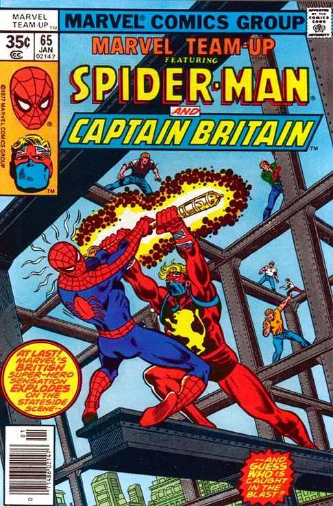 Marvel Team-Up Featuring Spider-Man And Captain Britain (Vol 1) #65 Fn 1