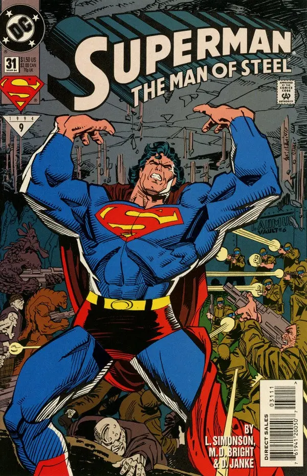 Superman: The Man Of Steel #31 Vg 1