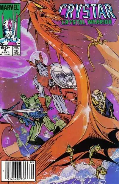 Saga Of Crystar, Crystal Warrior (Vol 1) #9 Vf 1