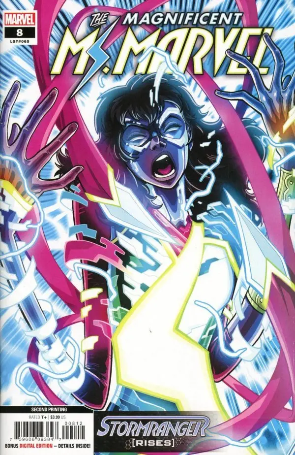 The Magnificent Ms. Marvel (Vol 1) #8 2Nd Printing Luciano Vecchio Connecting Nm 1