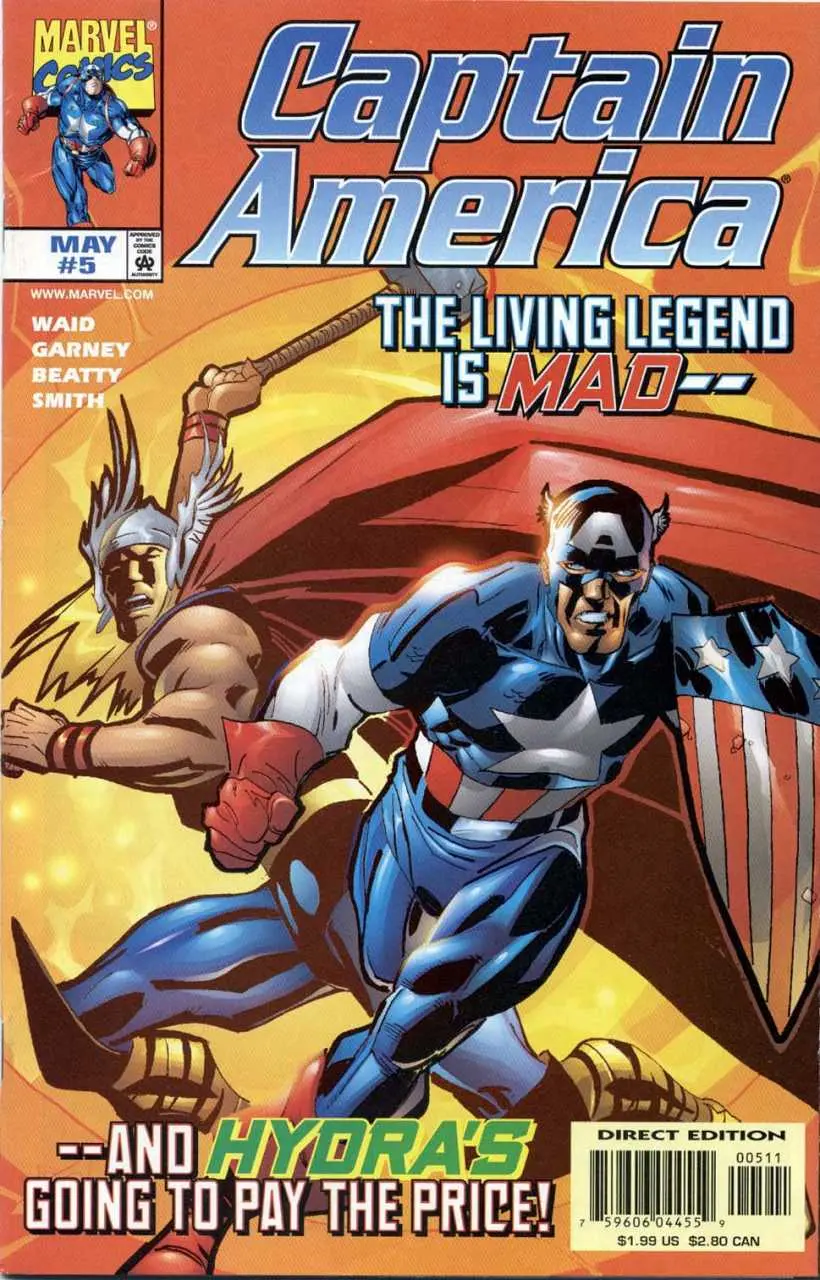Captain America (Vol 3) #5 Vf 1