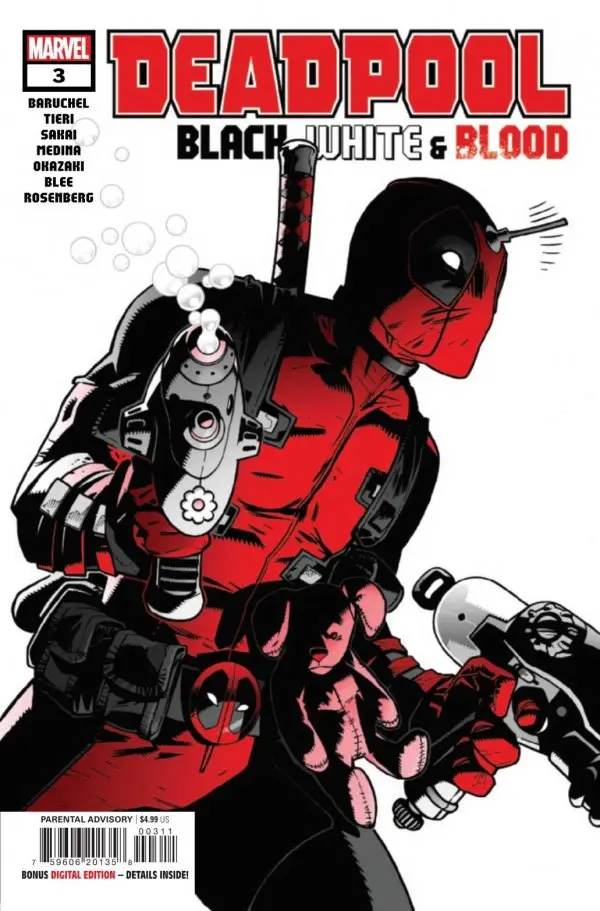 Deadpool: Black, White & Blood #3 (Of 4) Nm 1