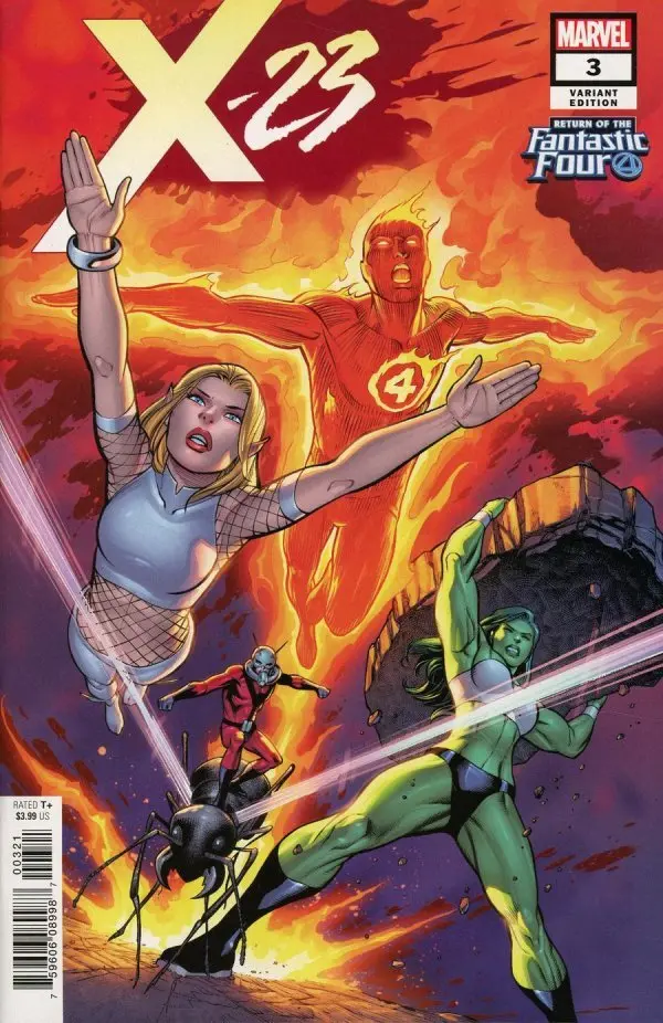 X-23 (Vol 3) #3 Carlos Pacheco Return Of The Fantastic Four Variant Nm 1