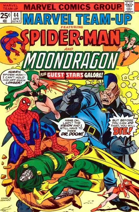 Marvel Team-Up Featuring Spider-Man And Moondragon (Vol 1) #44 Gd 1