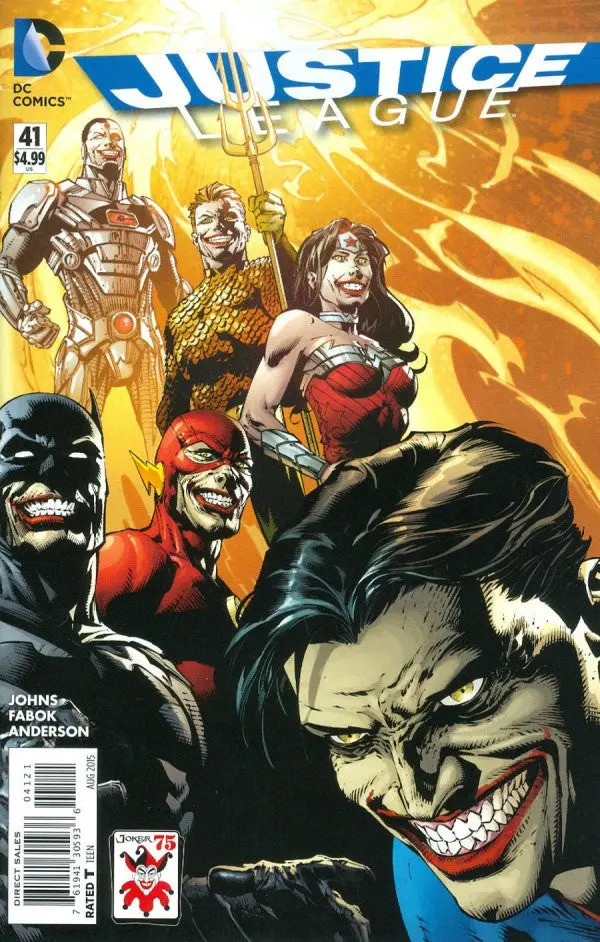 Justice League (Vol 2) #41 The Joker Variant Vf 1