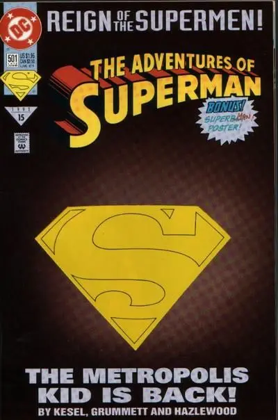 The Adventures Of Superman (Vol 1) #501 Collector's Edition Vf 1