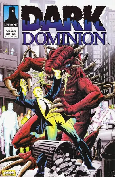 Dark Dominion Signed By Jim Shooter (Vol 1) #1 Vf 1