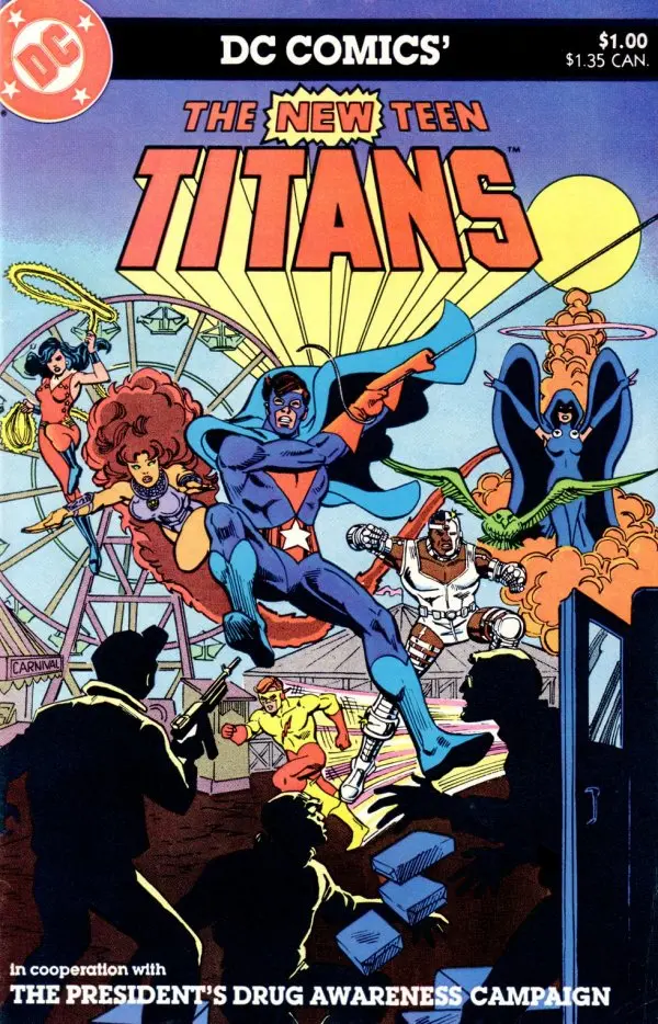 New Teen Titans: Drug Awareness Special #2 Alternate Cover Nm 1