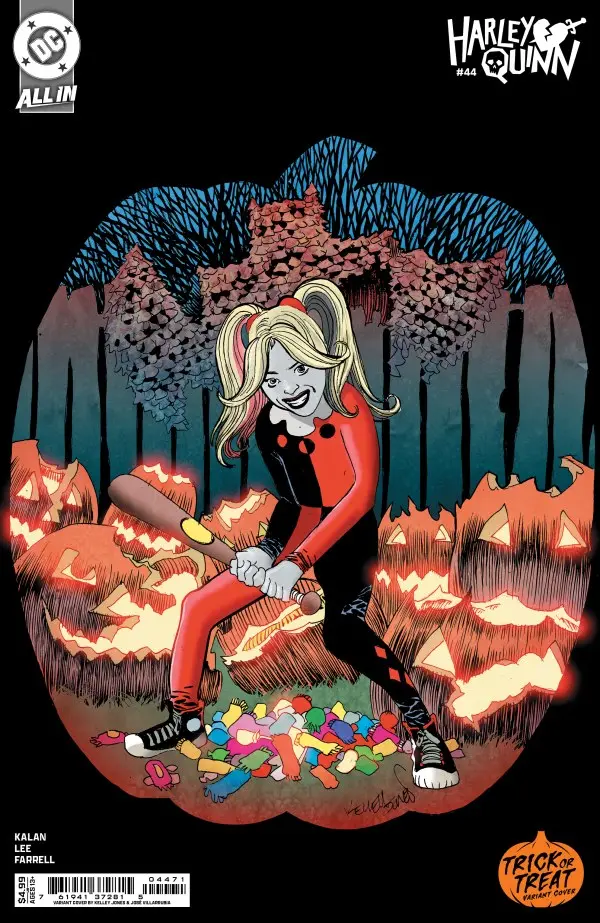 Harley Quinn (Vol 4) #44 Cover D Kelley Jones Trick Or Treat Card Stock Variant Nm 1