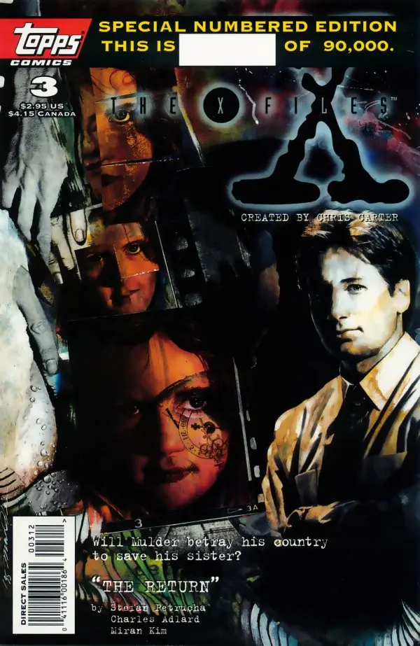 The X-Files (Vol 2) #3 Limited Print Second Print Vf 1